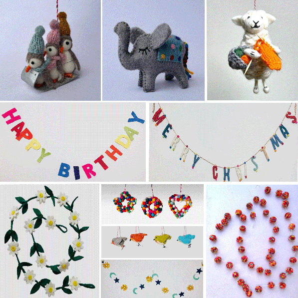 Handmade felt products