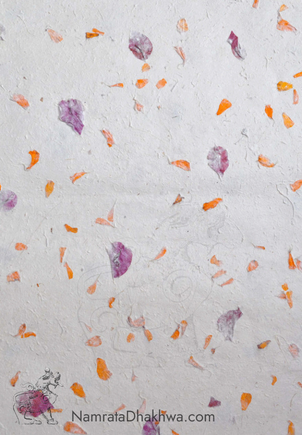 Marigold Flower Paper view 2